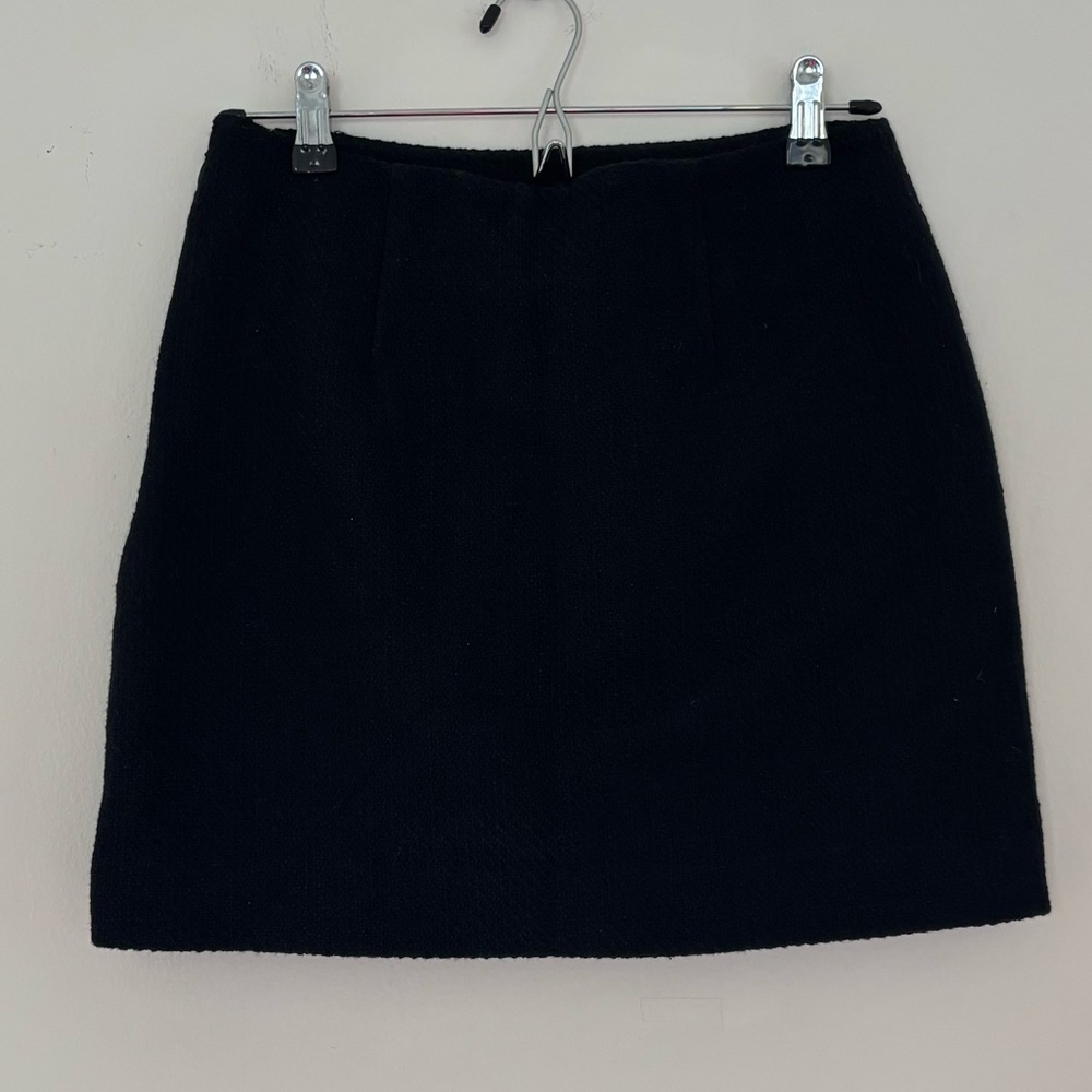 & Other Stories Black Mini Skirt - Size 4 - Picture 3 of 4